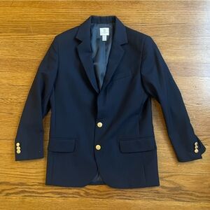 Lands’ End Kids Dress Jacket with Gold Buttons
